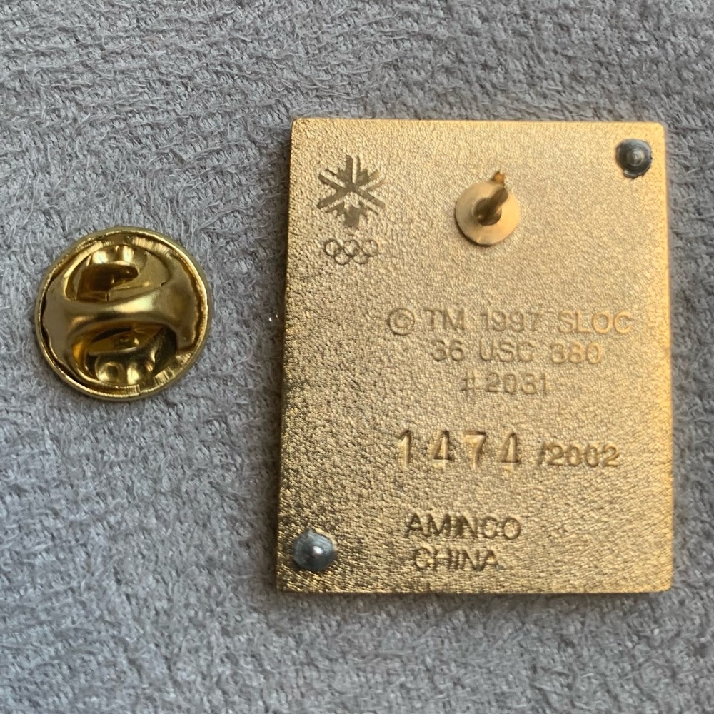 OLYMPIC PIN Salt Lake City 2002 Winter Games NIB LIMITED EDITION #1474 Vintage - Picture 6 of 8